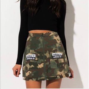 Adidas camouflage skirt